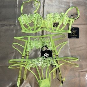 Honey Birdette Amelie Lime Set